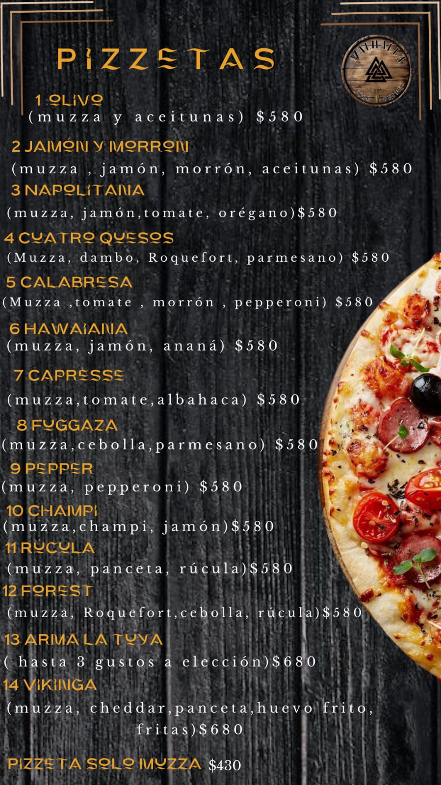 Plato de la carta