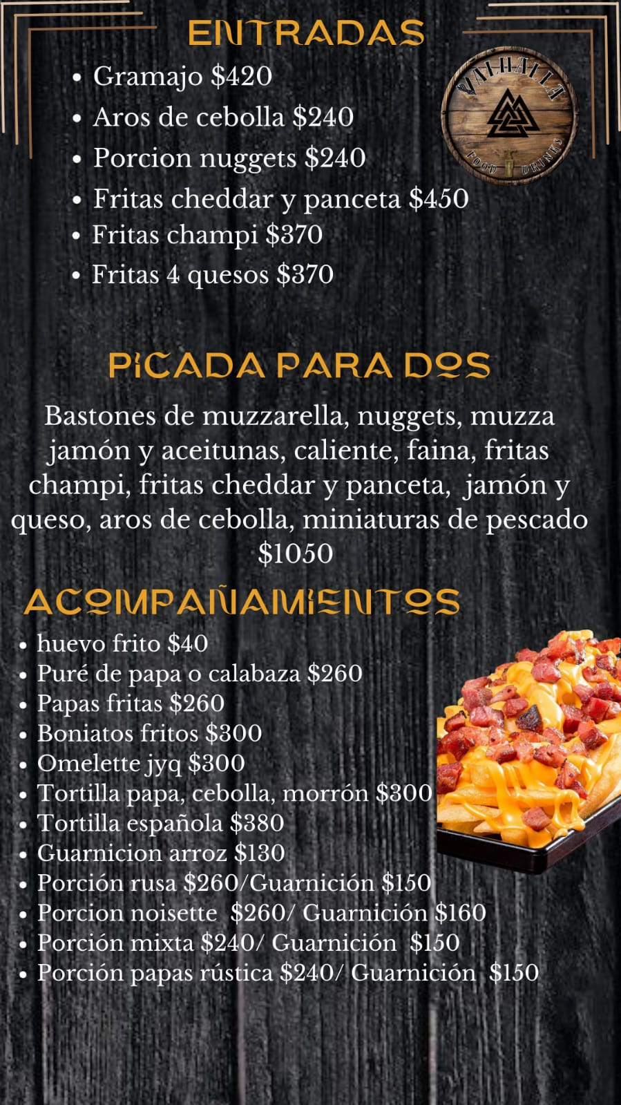 Plato de la carta