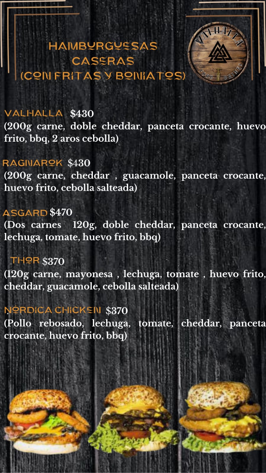 Plato de la carta