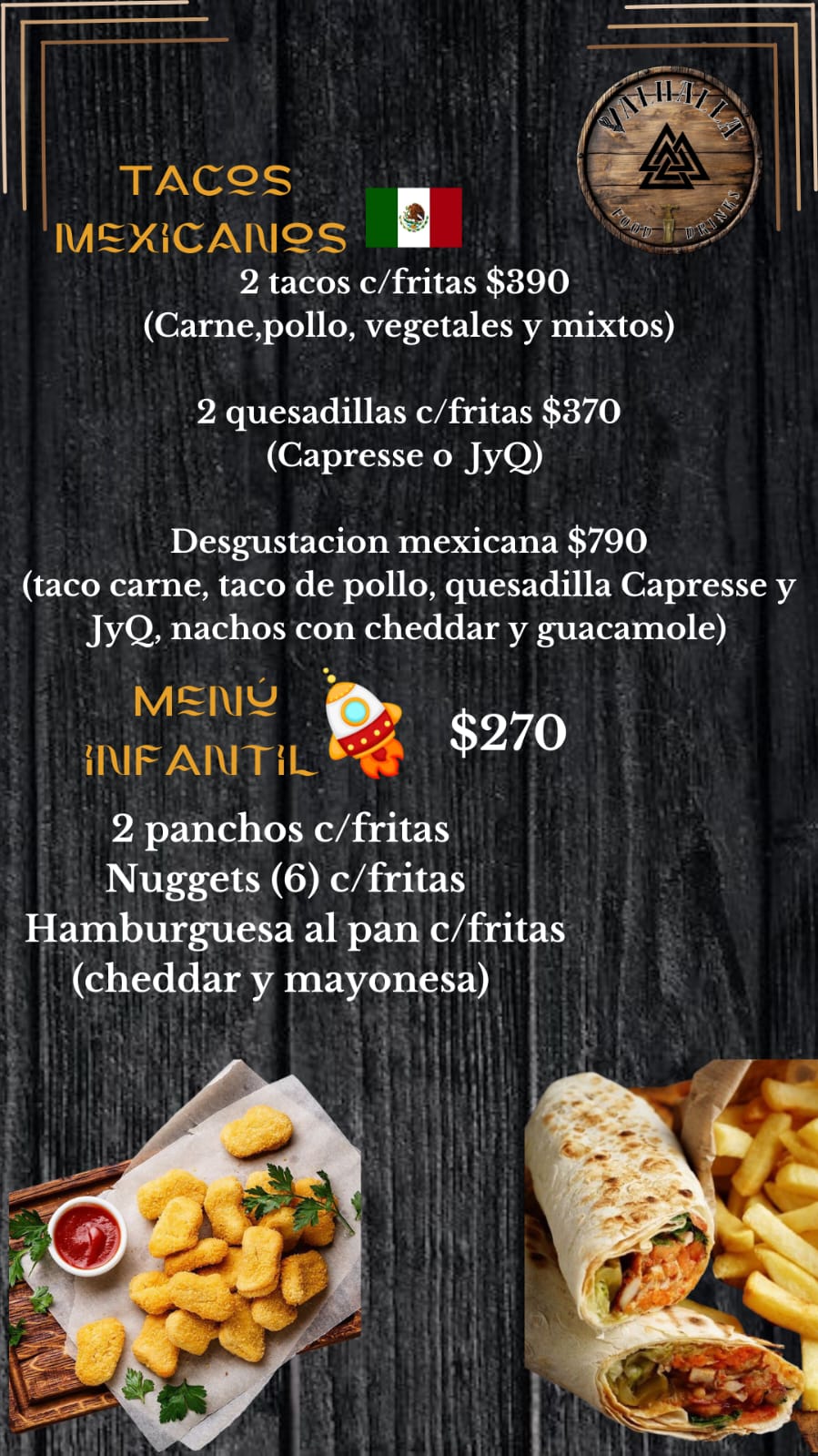 Plato de la carta