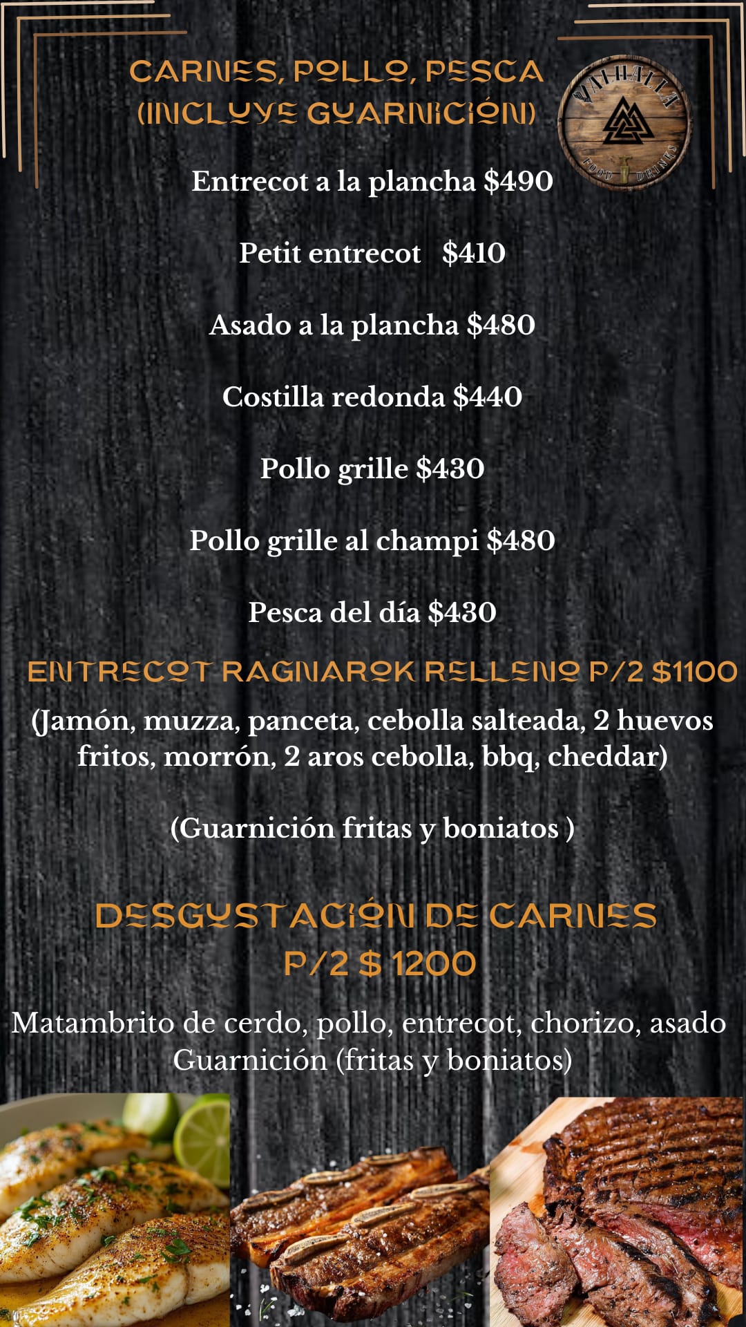 Plato de la carta
