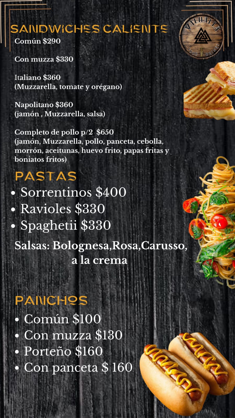 Plato de la carta